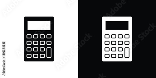 Calculator icon Isolated. icon for logo, graphic design and more.