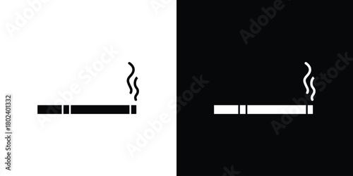 Cigarette icon Isolated. icon for logo, graphic design and more.