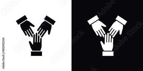 Collaboration icon Isolated. icon for logo, graphic design and more.