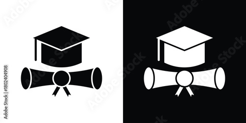 Degree icon Isolated. icon for logo, graphic design and more.