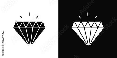 Diamond icon Isolated. icon for logo, graphic design and more.