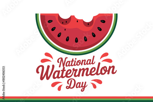 Celebrate National Watermelon Day with a refreshing slice of this summer fruit.