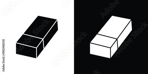 Eraser icon Isolated. icon for logo, graphic design and more.