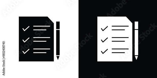 Exam icon Isolated. icon for logo, graphic design and more.