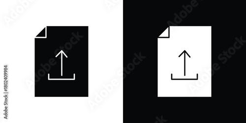 File upload icon Isolated. icon for logo, graphic design and more.