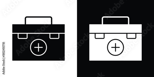 First aid kit icon Isolated. icon for logo, graphic design and more.