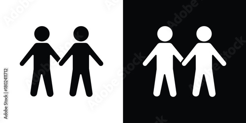 Friends icon Isolated. icon for logo, graphic design and more.