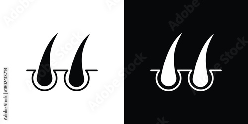 Hair icon Isolated. icon for logo, graphic design and more.