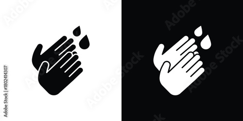 Handwashing icon Isolated. icon for logo, graphic design and more.