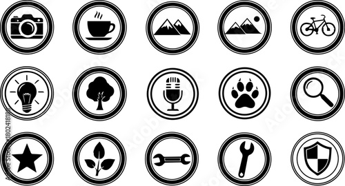 Lone tree stands silhouetted against a vibrant sunset sky landscape