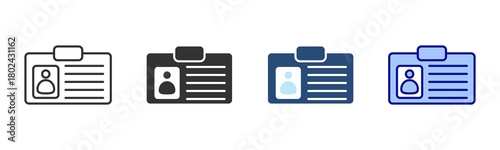 Identity Icon Set. Designed In Multi Style