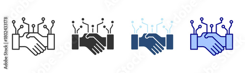 Trust Icon Set. Designed In Multi Style