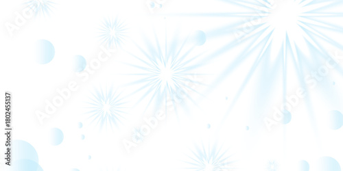 Abstract blue winter pattern with seamless snowflake and star decoration for holiday wallpaper design