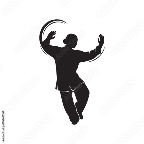 TaiChi Silhouette Pose