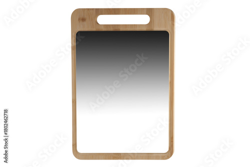 Bamboo Cutting Board Mockup with Gradient Fill