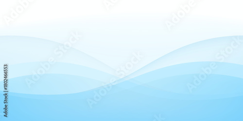 Abstract white wavy glowing lines on a blue background. Futuristic digital high-technology pattern. Health Care concept.