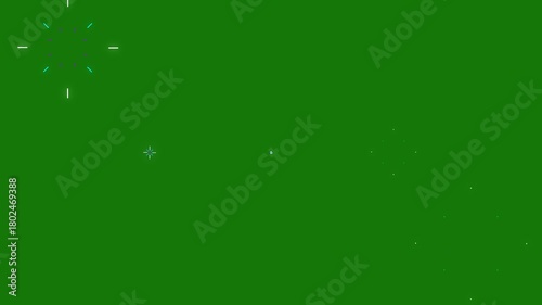 fireworks, festival, background, animation, holiday, explosion, night, sky, fire, party, light, black, display, event, new, bright, abstract, celebrate, glowing, year, green screen background