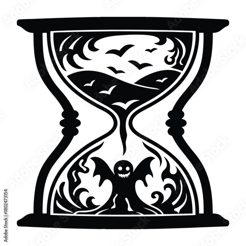 voodoo, doll, icon, symbol, black and white, vector, illustration, graphic, stylized, fence, magic, occult, supernatural, tribal, amulet voodoo doll, icon, vector, black and white, symbol, magic