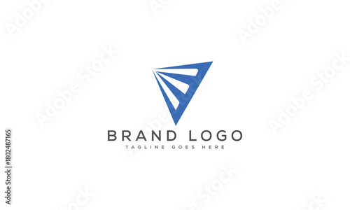 letter V logo design vector template design for brand.