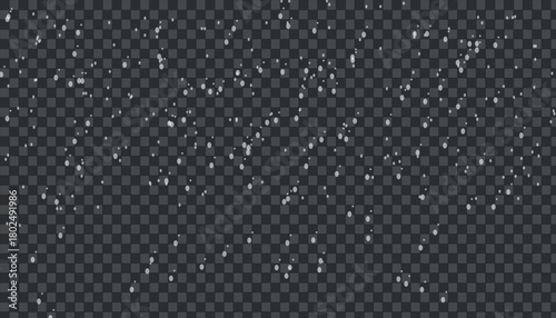 Winter snowfall graphic element, light particles overlay effect