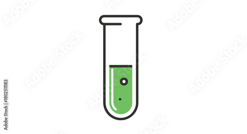 Wallpaper Mural Science experiment with vibrant green liquid in laboratory test tube for research and development projects perfect for educational materials, Generative AI. Torontodigital.ca