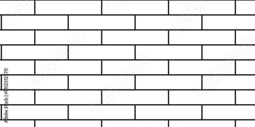 white brick wall texture and solid bricks seamless pattern background.	