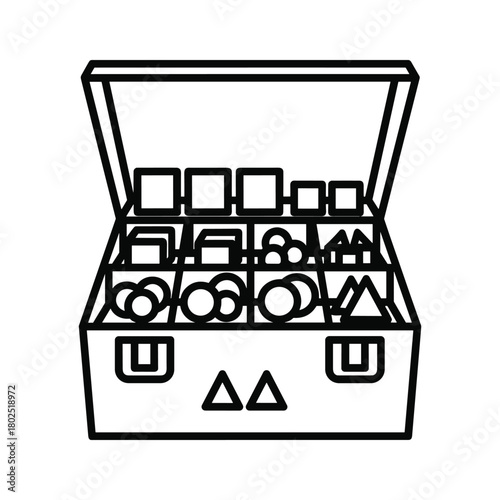 Elegant line art illustration of a ballerina performing an arabesque, graceful ballet dancer in a classical pose.