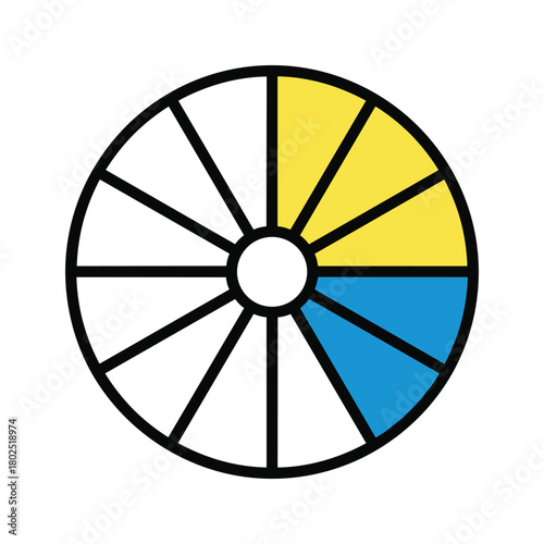 Vanity mirror with lights outline icon for beauty and makeup. dressing room essential. vector illustration. simple elegant design element.