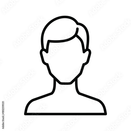 Makeup vanity mirror with lights and cosmetic products outline icon illustration. dressing table with beauty items. style and glamour concept.