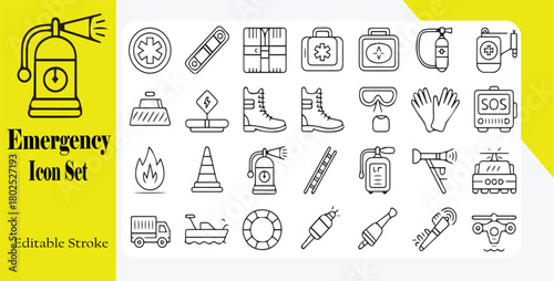 Emergency first aid fire rescue disaster security operations tools