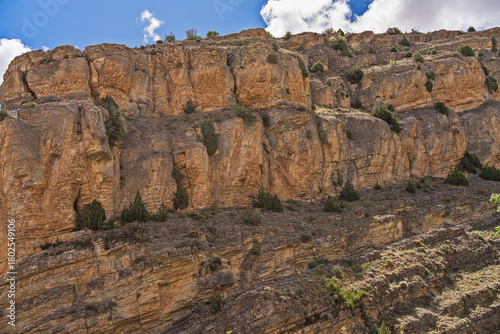 Wallpaper Mural Albarracin impressive rock formation with rugged cliffs Torontodigital.ca