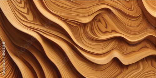 High-Quality Sandstone Layer Structure with Soft Geological Curves, Warm Brown Earth Waves, and Detailed Sedimentary Contours for Luxury Abstract Designs