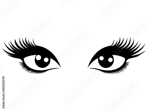 Front facing eyes vector detailed iris patterns for optometry branding vision care marketing and medical illustrations