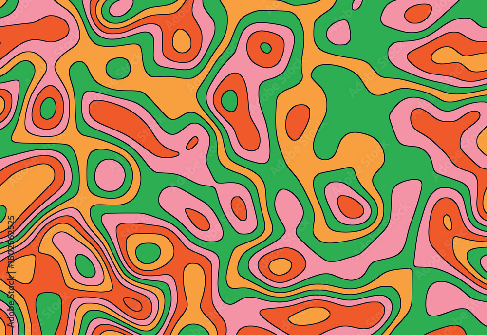 Naklejka premium Topography Background