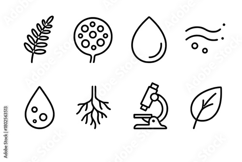 Medical – Plant Spore Icons