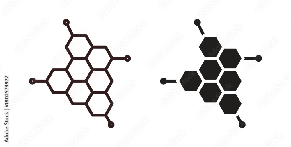 Obraz premium Hormones icon concept. Glyph vector illustration isolated. Simple solid style.