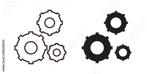 Operation icon concept. Glyph vector illustration isolated. Simple solid style.