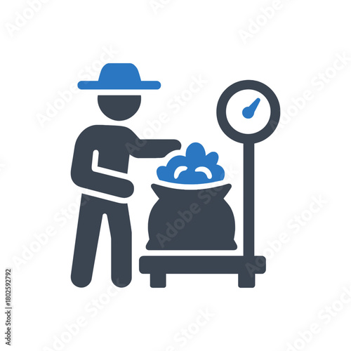 Weighing Farm Produce icon