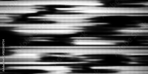 Gradient halftone dots pattern texture background. Abstract curves. Polka dots backdrop. Wavy dotted spotted pattern. Modern dotted template vector illustration for design, covers, web banners