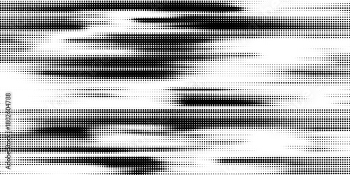 Gradient halftone dots pattern texture background. Abstract curves. Polka dots backdrop. Wavy dotted spotted pattern. Modern dotted template vector illustration for design, covers, web banners