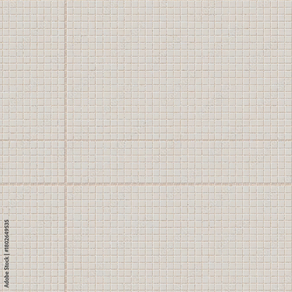 Fototapeta premium Textured light gray mosaic tiles creating a subtle elegance in interior design spaces