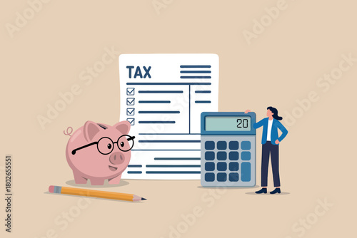 Financial planning, tax calculation, and savings for individuals