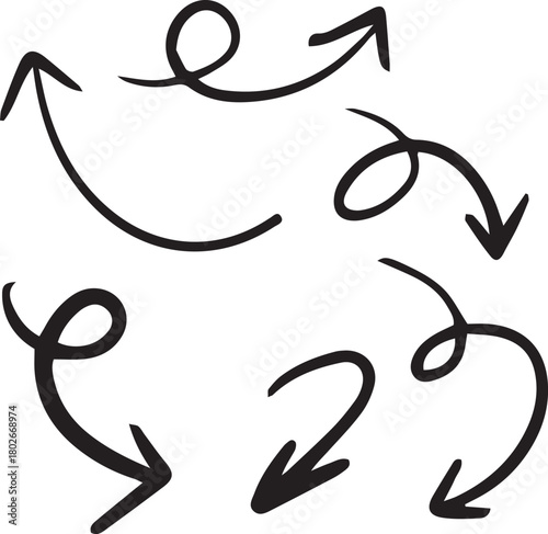 Hand drawn arrow collection
