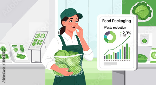Innovative sustainable food packaging solutions promotes waste reduction strategy