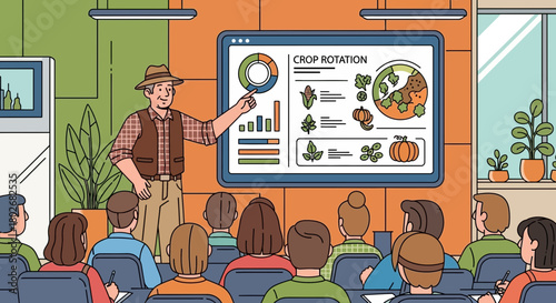 Educational seminar on sustainable agriculture and innovative crop management