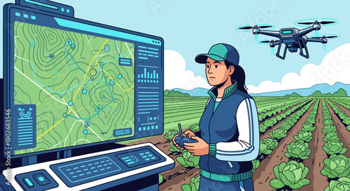 Precision Agriculture: Agronomist Leveraging Drone Technology for Crop Management