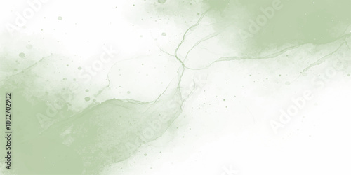 Green paint splash on a vintage grunge wall with a rough textured background pattern