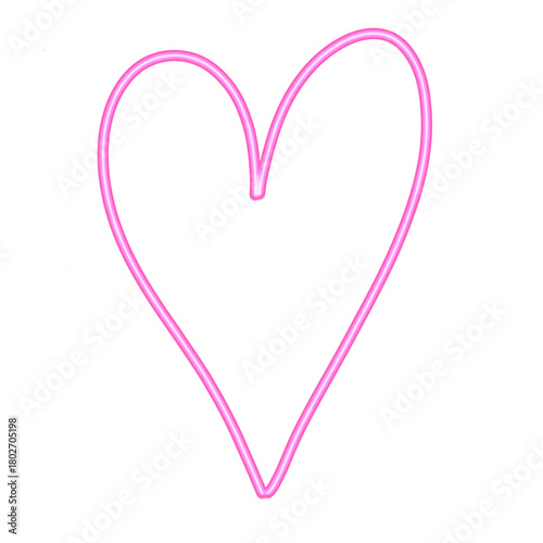 Cute Hand-Drawn Heart Icon no background png