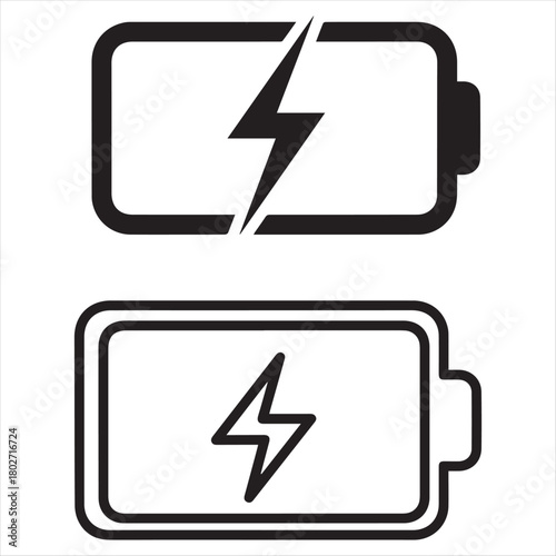 battery charging icon design 