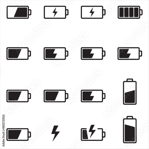 battery charging icon design 